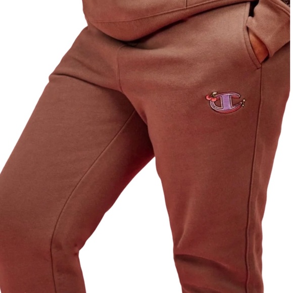 Champion x KNC Beauty Reverse Weave Sweatpants/Brown - Picture 1 of 11